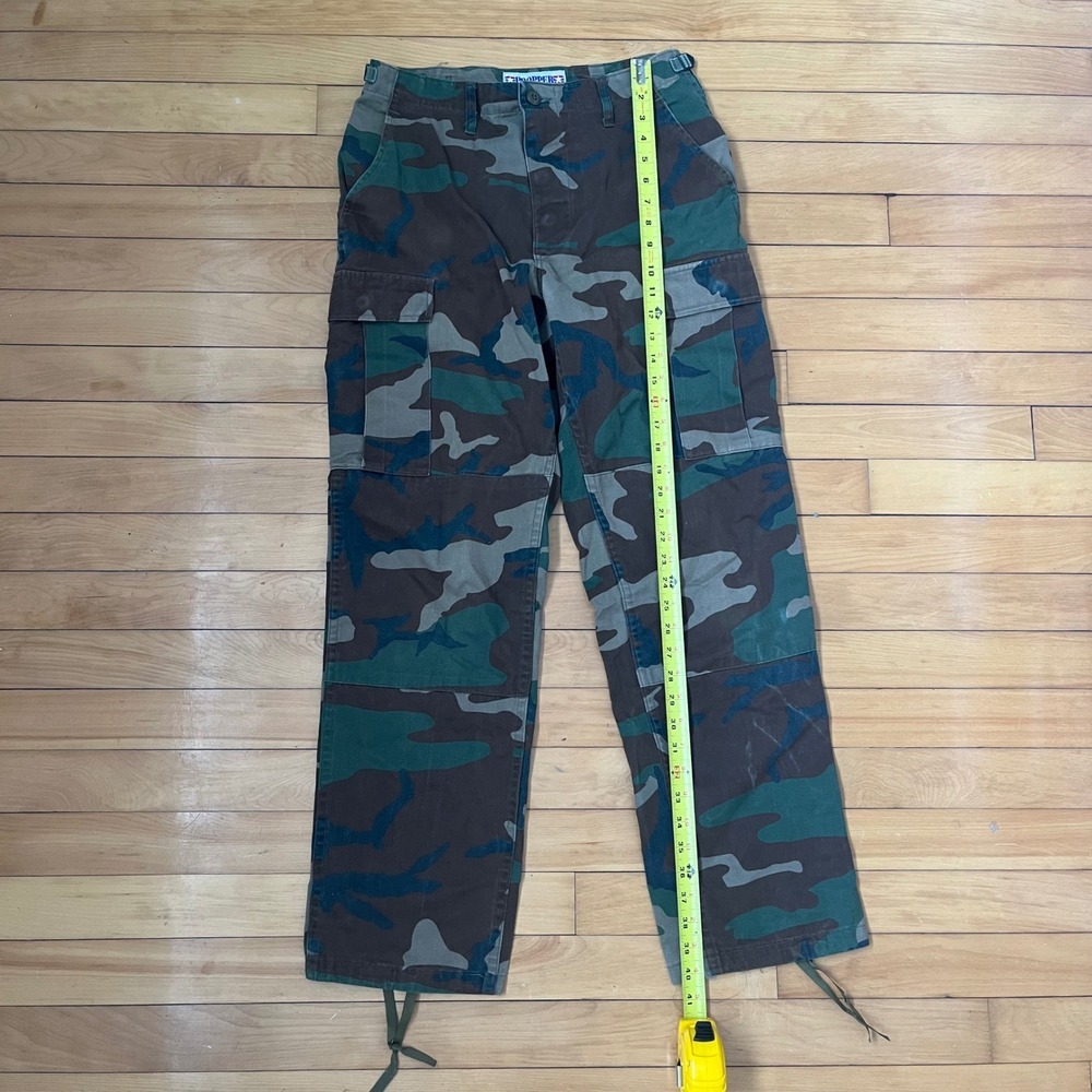 Propper Woodland Camo Cargo Pants Small Regular Military Tactical Green Brown - Picture 7 of 8
